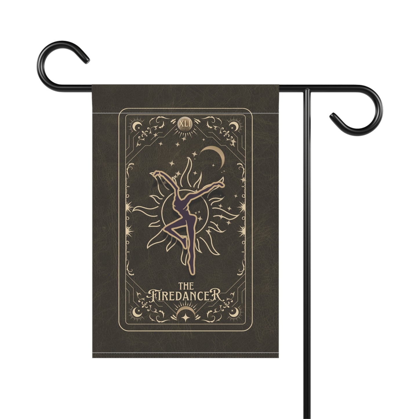 home/garden flag - 12"x18" indoor/outdoor - double sided - DMB - FD tarot - sleeve at top -*POLE NOT INCLUDED