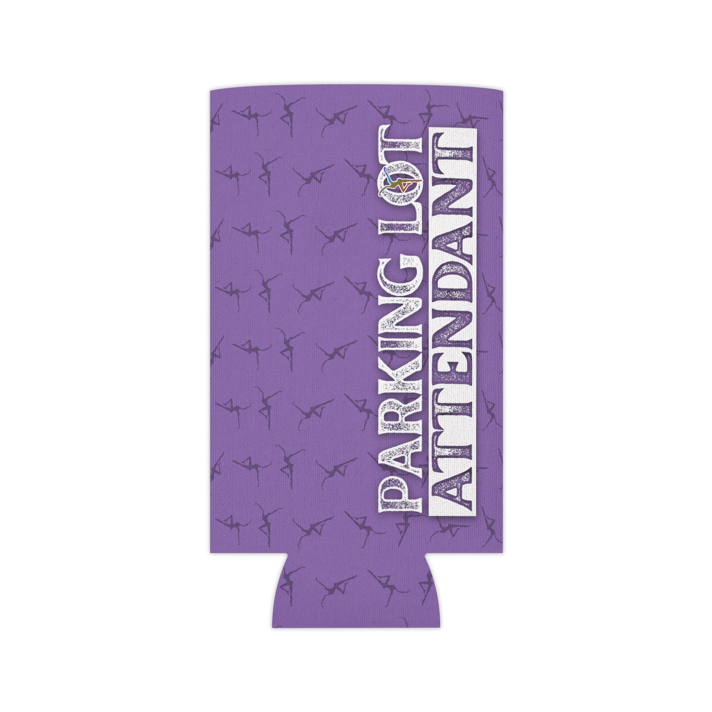 Can Cooler - dmb - Parking Lot Attendant - peach - Fun Beverage Insulator for Outdoor Events