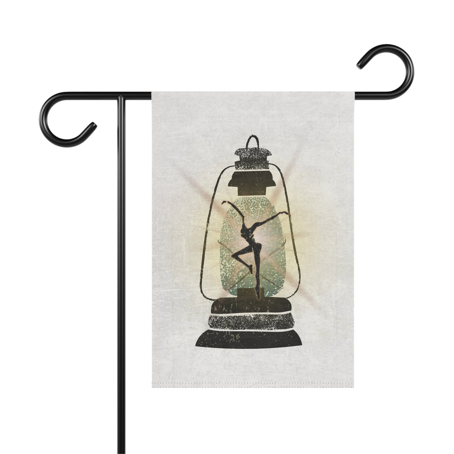 home/garden flag - indoor/outdoor - 12"x18"- DMB - FD - lantern - sleeve at top - double-sided design - *POLE NOT INCLUDED