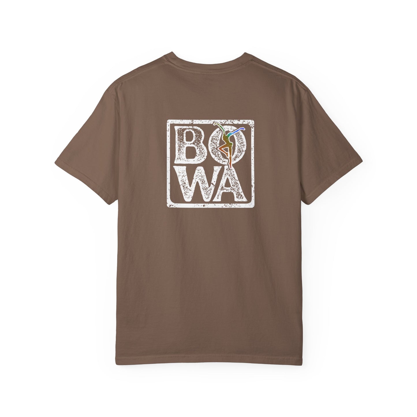 Unisex Garment-Dyed T-Shirt with Colorful DMB BOWA Design – dmb - Casual Wear for Everyday Comfort - *runs slightly small - I suggest ordering 1 size up
