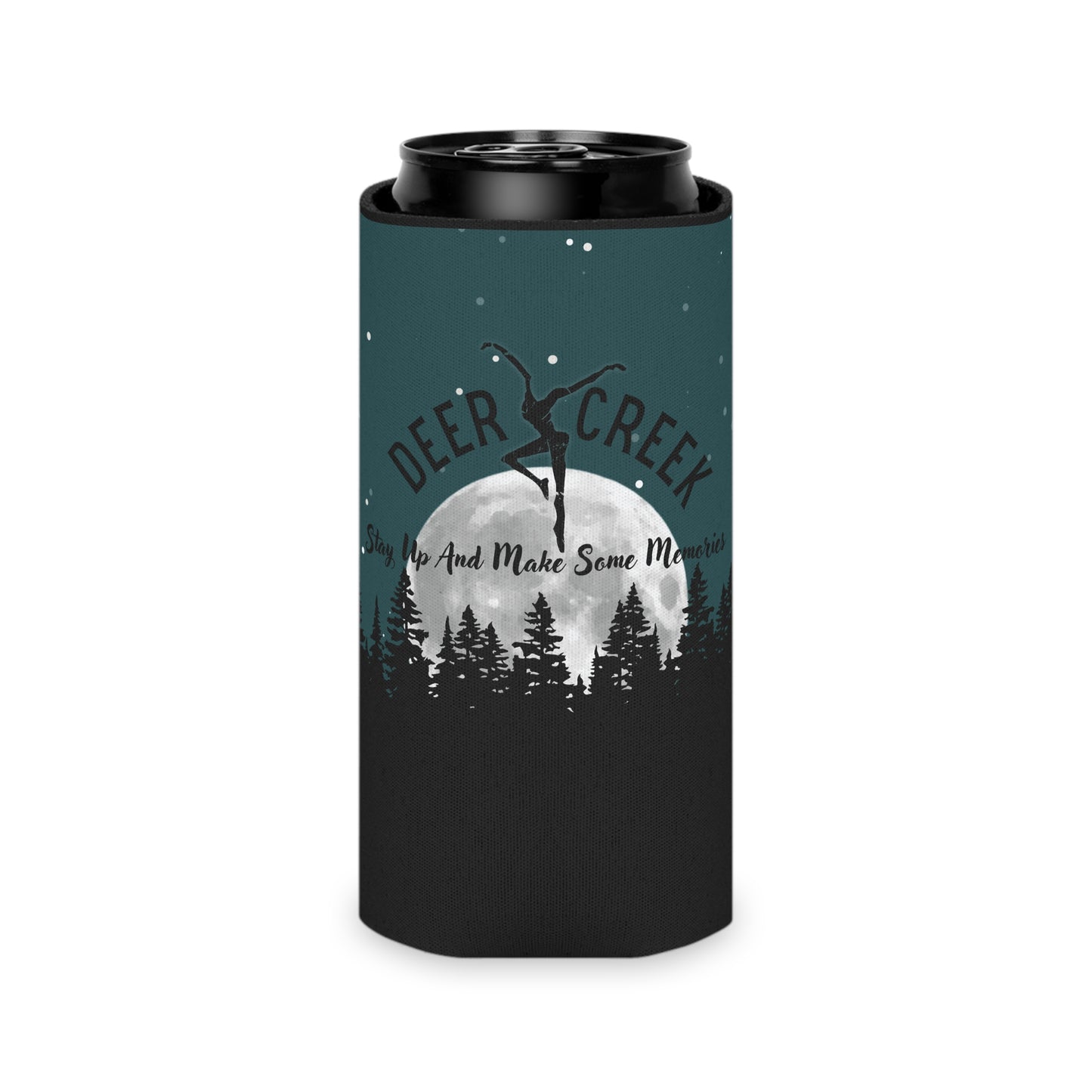 Can Cooler - dmb - deer creek - Fun Beverage Insulator for Outdoor Events