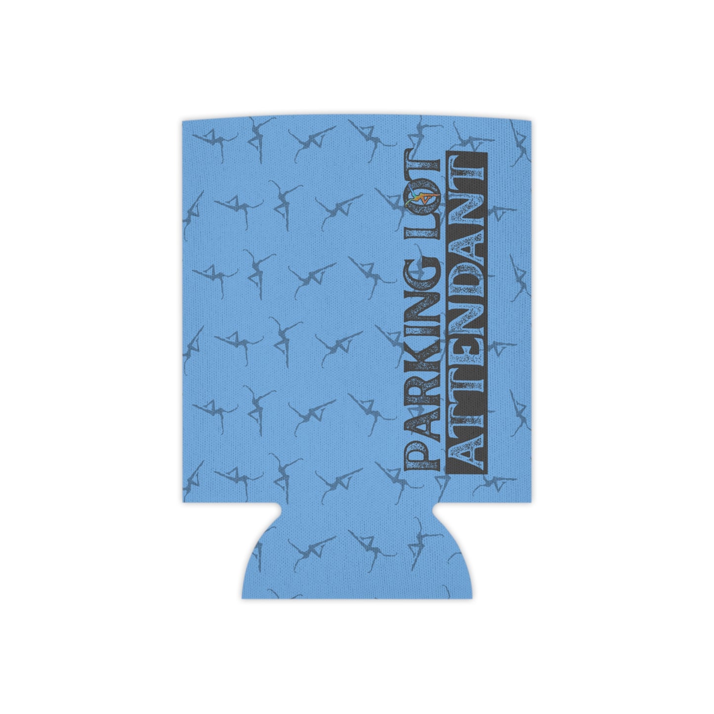 Can Cooler - dmb - Parking Lot Attendant - blue - Fun Beverage Insulator for Outdoor Events
