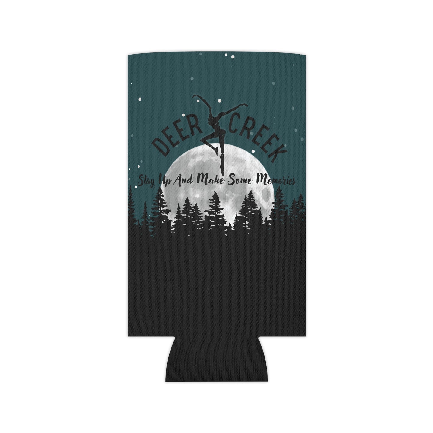 Can Cooler - dmb - deer creek - Fun Beverage Insulator for Outdoor Events