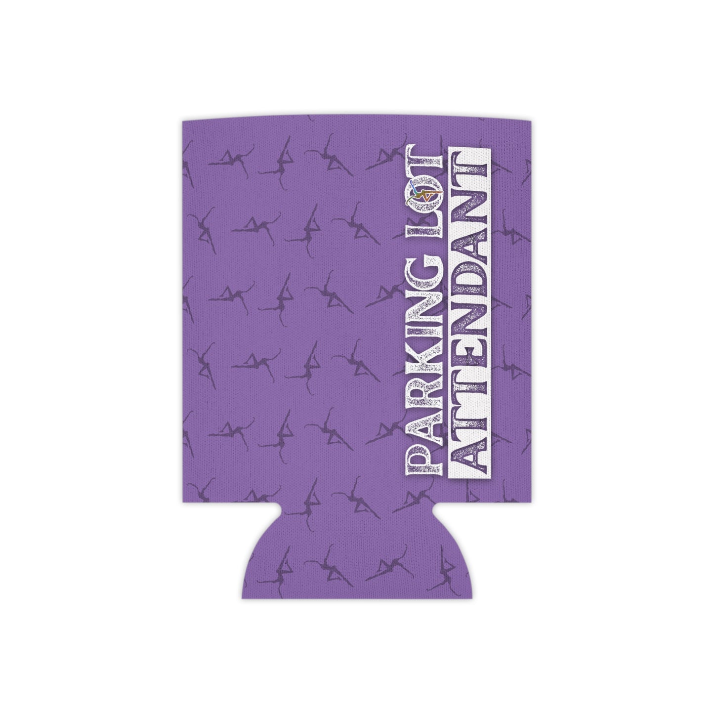 Can Cooler - dmb - Parking Lot Attendant - peach - Fun Beverage Insulator for Outdoor Events