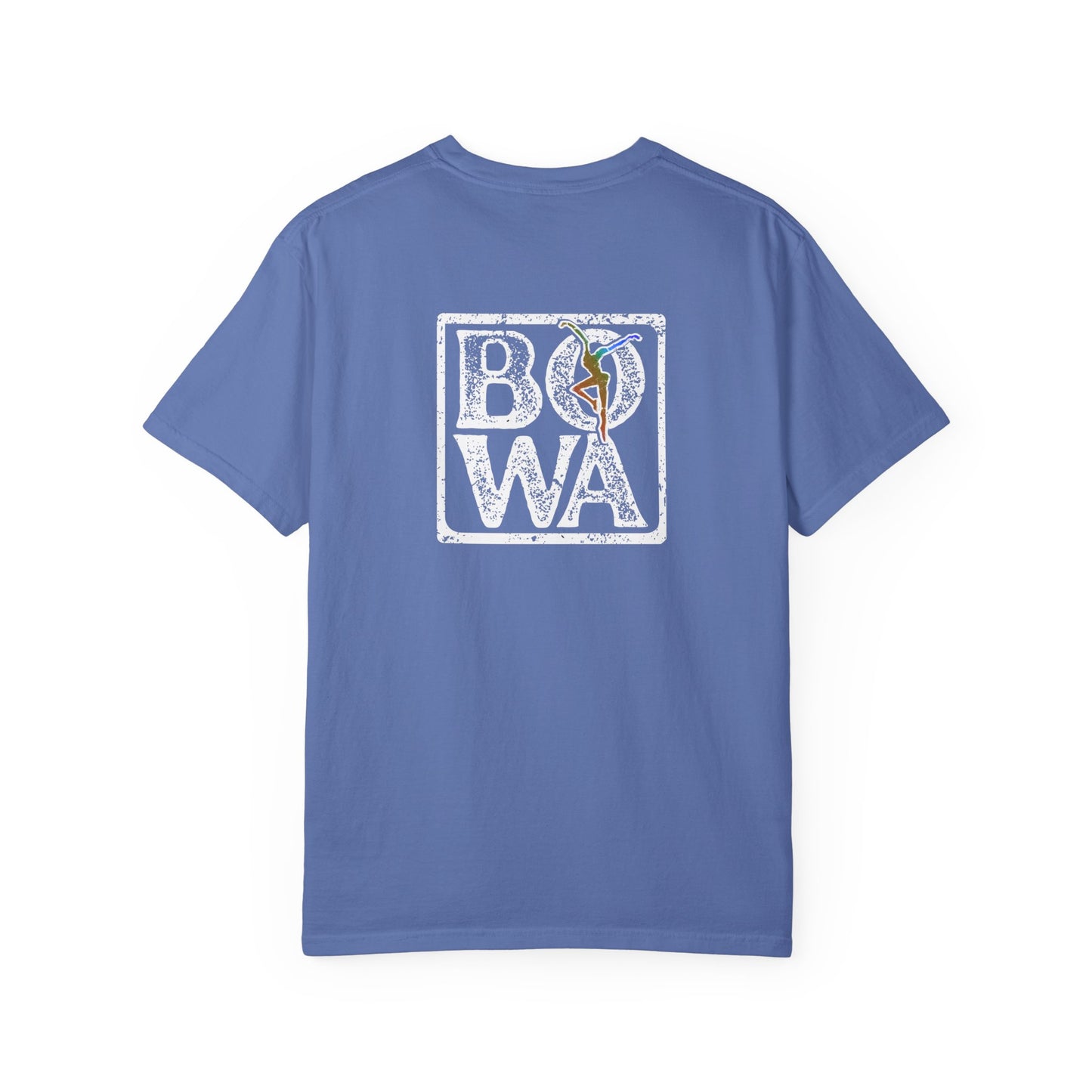 Unisex Garment-Dyed T-Shirt with Colorful DMB BOWA Design – dmb - Casual Wear for Everyday Comfort - *runs slightly small - I suggest ordering 1 size up