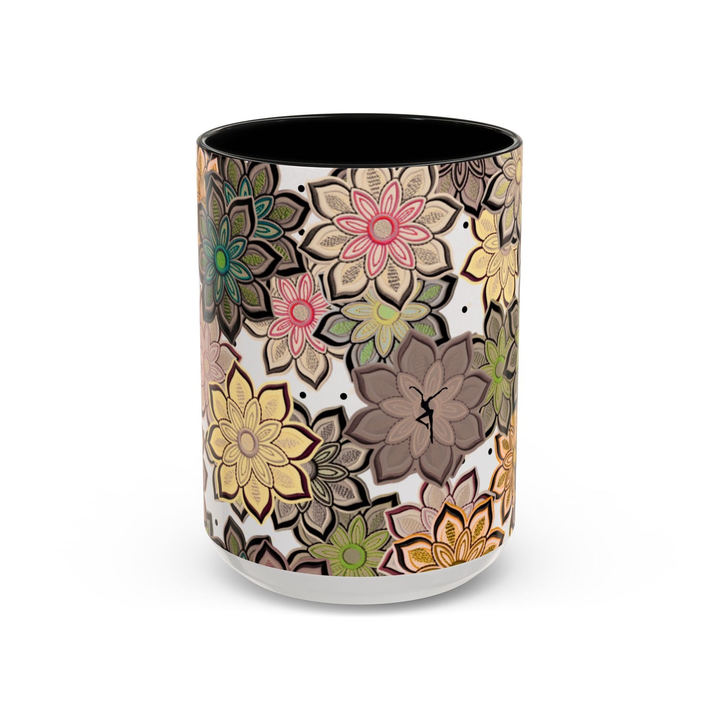 Accent Coffee Mug | Floral Design 2 - dmb - | Gift for dmb Lovers