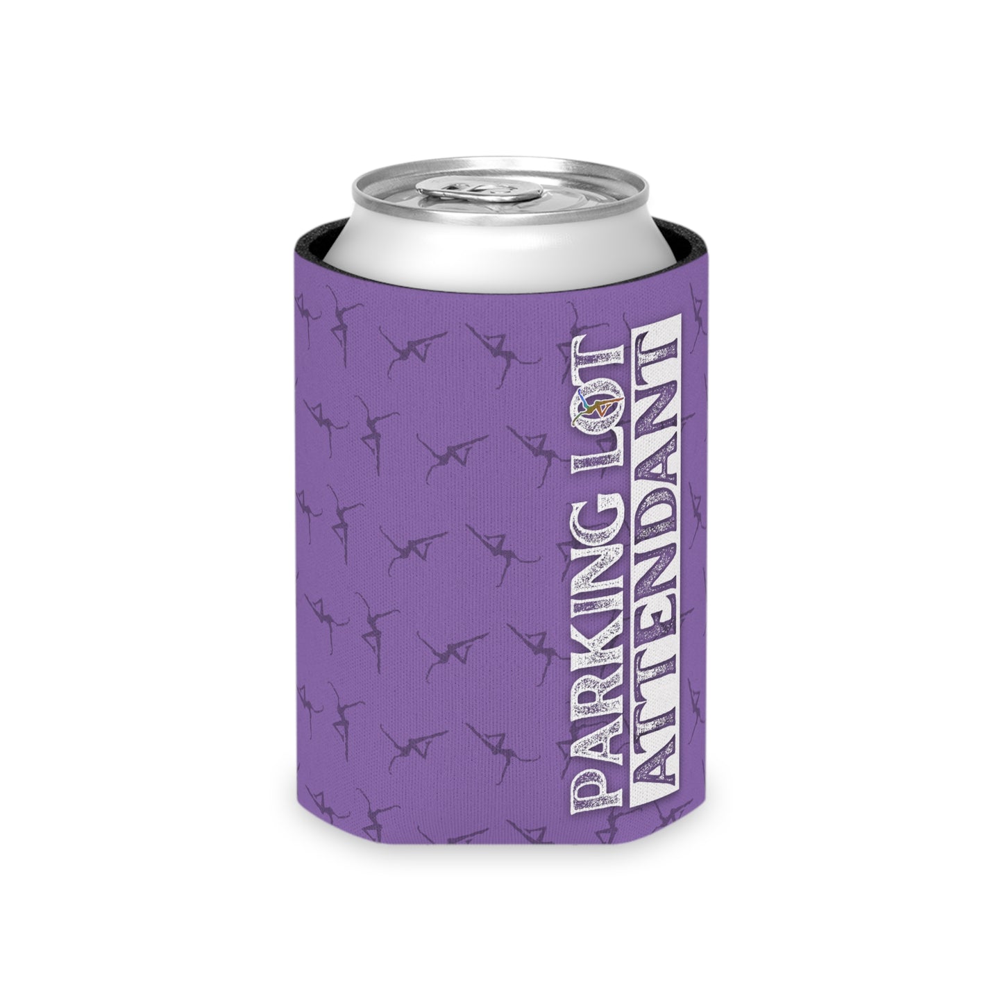Can Cooler - dmb - Parking Lot Attendant - peach - Fun Beverage Insulator for Outdoor Events