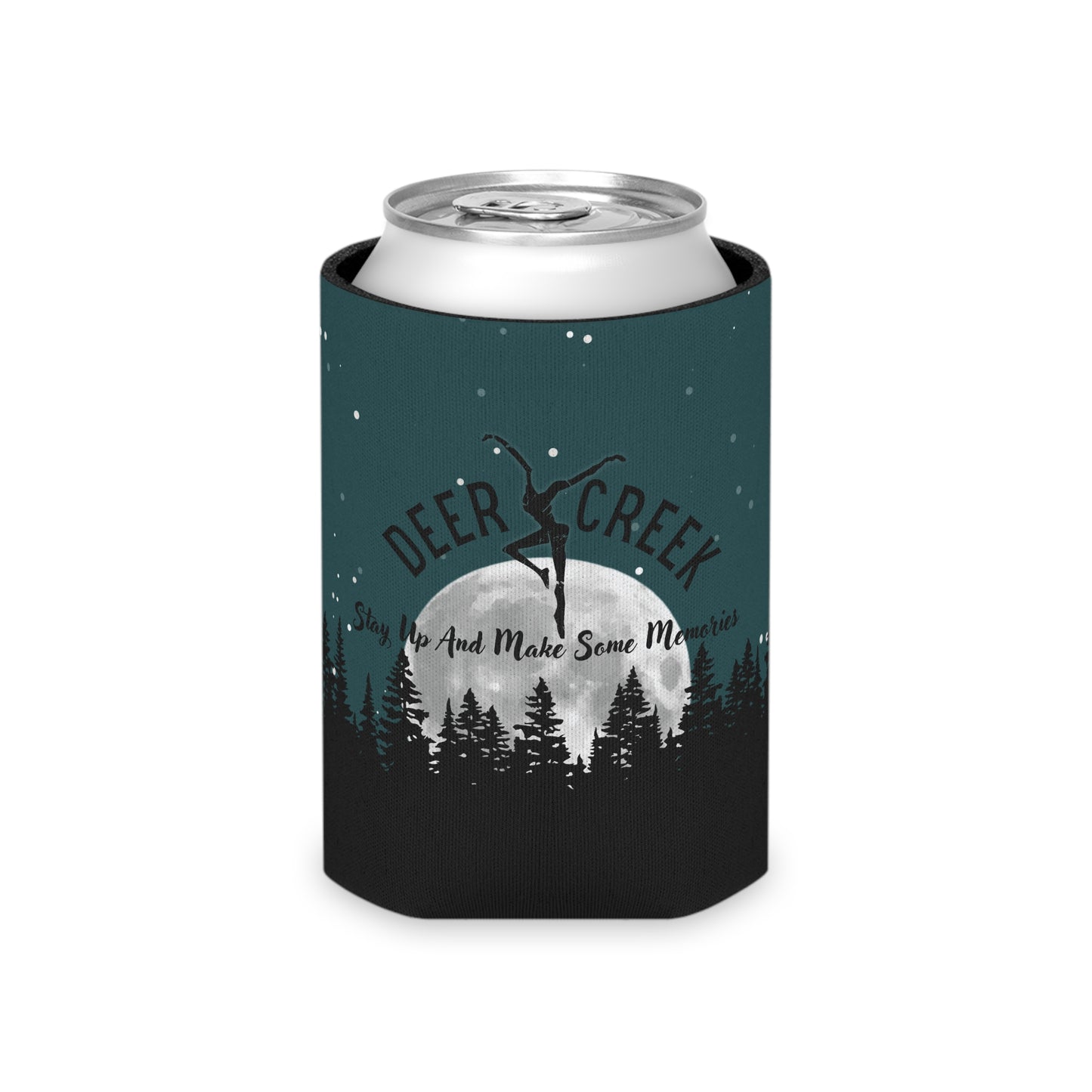 Can Cooler - dmb - deer creek - Fun Beverage Insulator for Outdoor Events