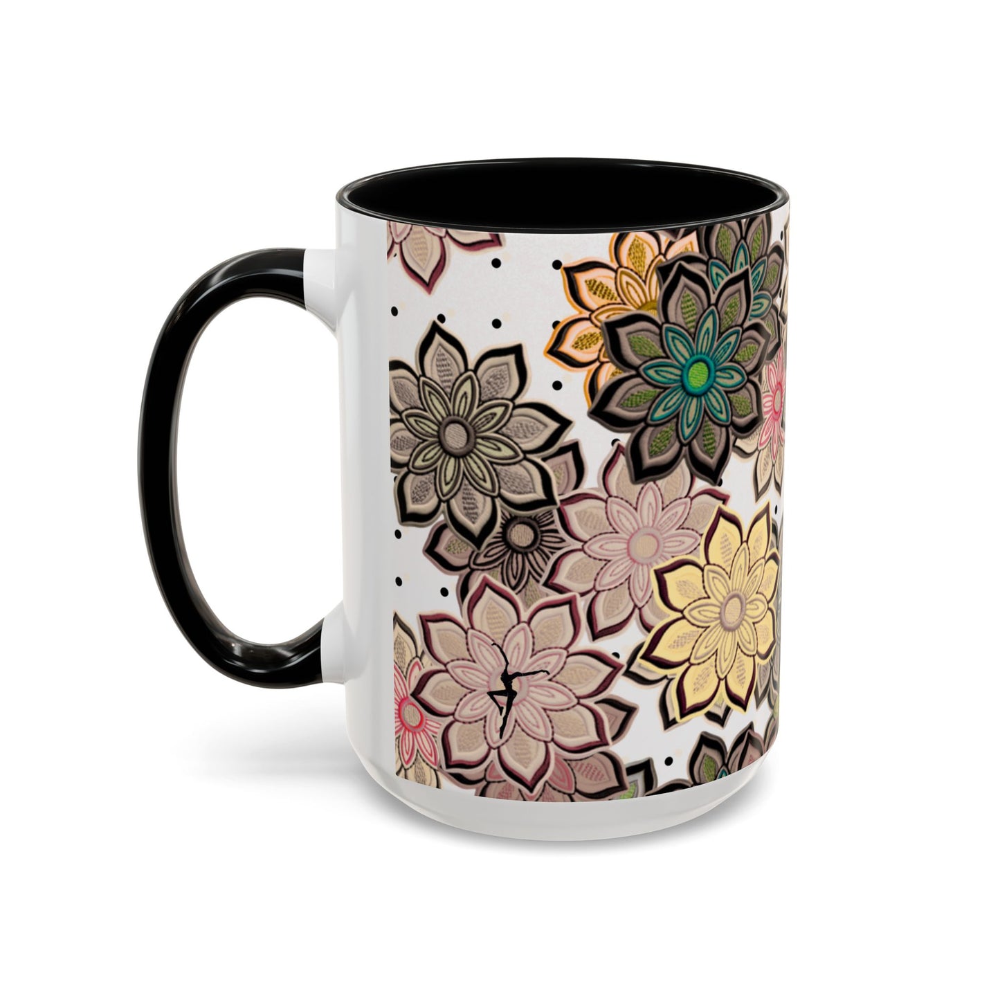 Accent Coffee Mug | Floral Design 2 - dmb - | Gift for dmb Lovers