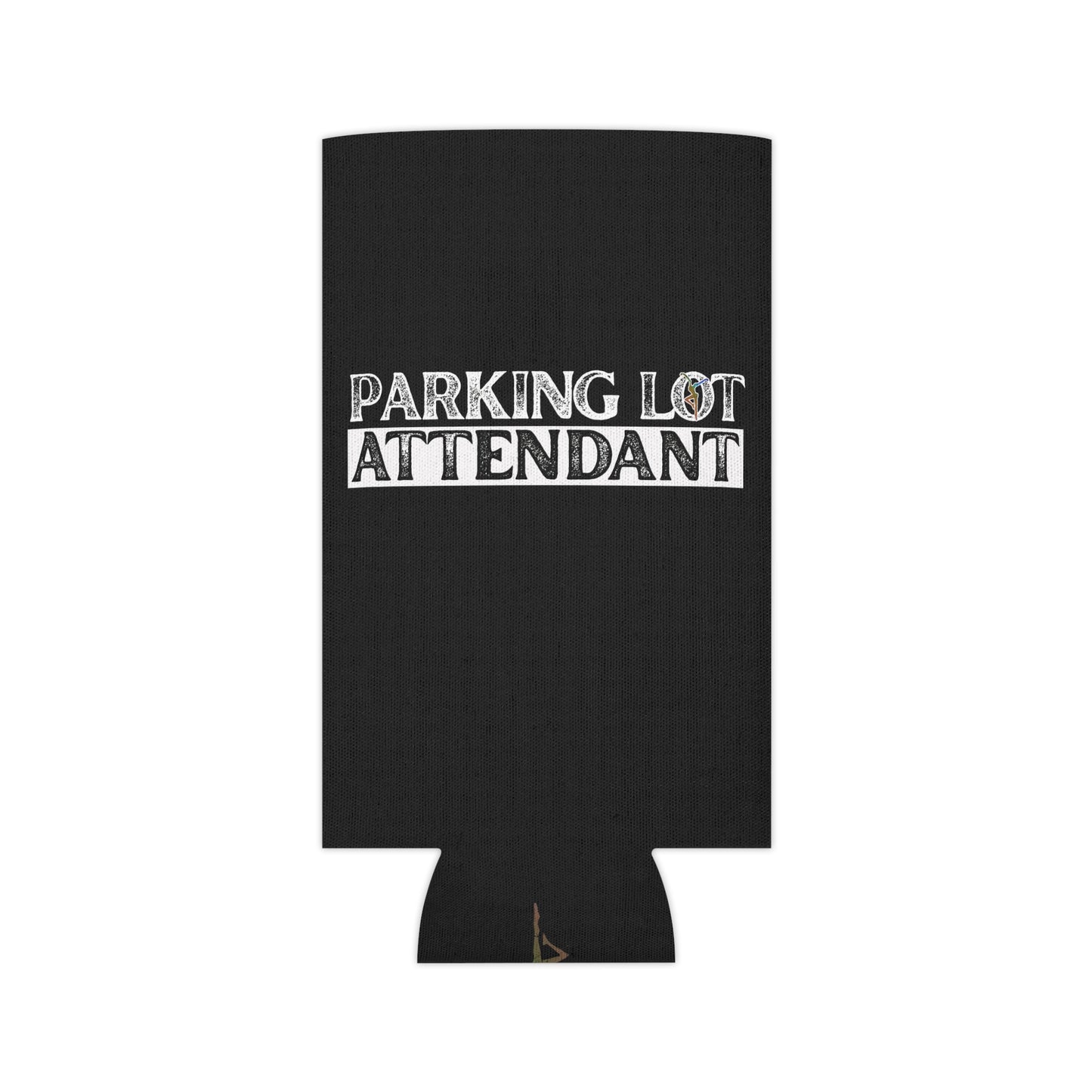 Can Cooler - dmb - Parking Lot Attendant - black - Fun Beverage Insulator for Outdoor Events