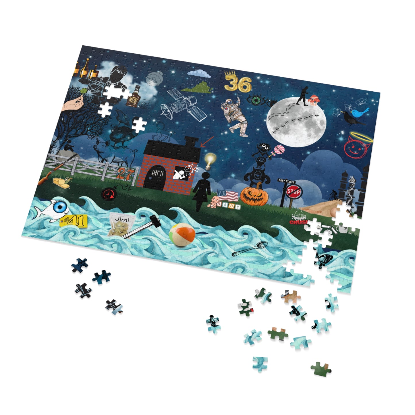 jigsaw puzzle -- 500 piece -- 1000 piece -- DMB -- find 50 dave matthews/dmb songs -- puzzle