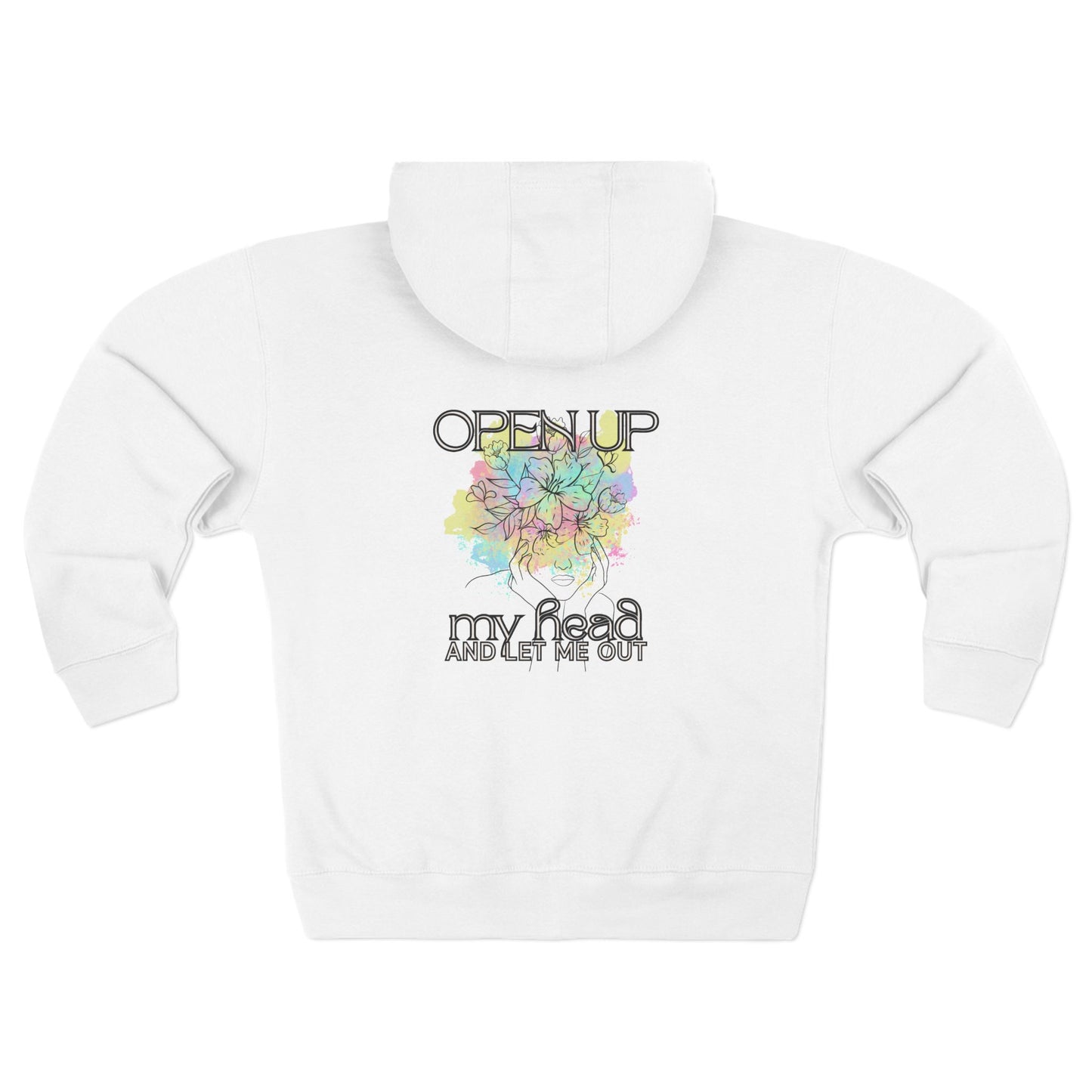 Unisex Zip Hoodie - dmb inspired - open up my head and let me out - ants marching lyrics - Comfortable Layer - Gift for music lover - cozy