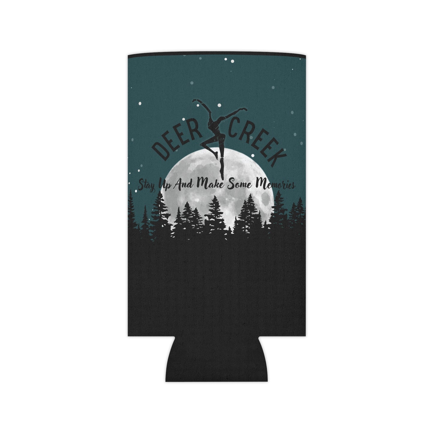 Can Cooler - dmb - deer creek - Fun Beverage Insulator for Outdoor Events