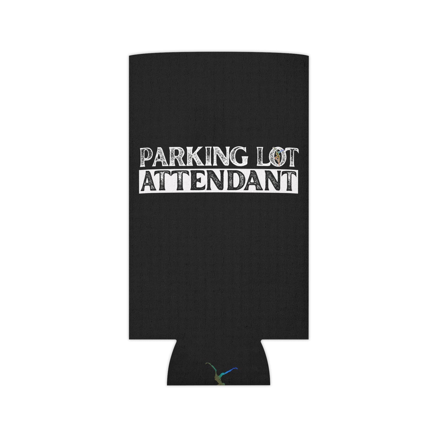 Can Cooler - dmb - Parking Lot Attendant - black - Fun Beverage Insulator for Outdoor Events