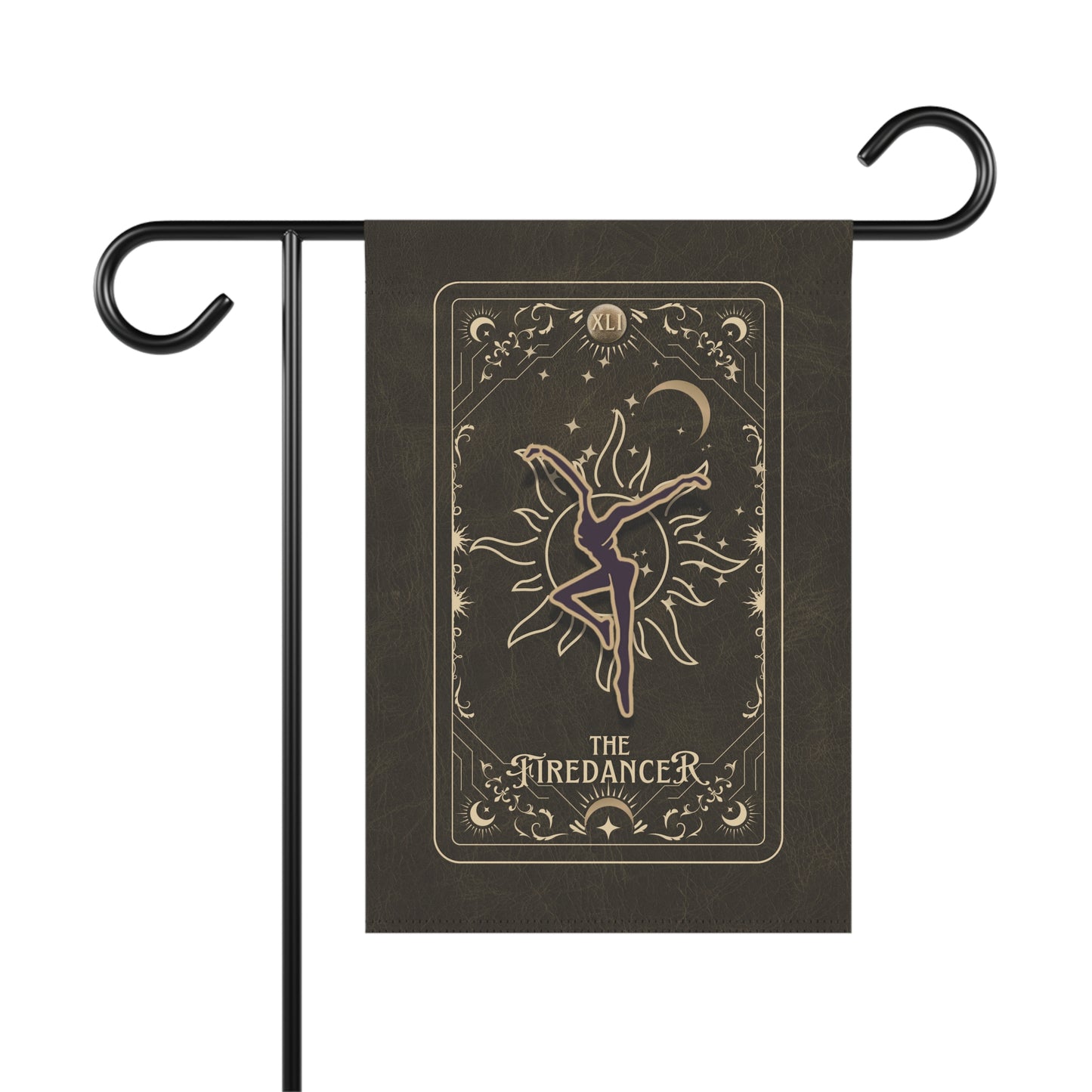 home/garden flag - 12"x18" indoor/outdoor - double sided - DMB - FD tarot - sleeve at top -*POLE NOT INCLUDED