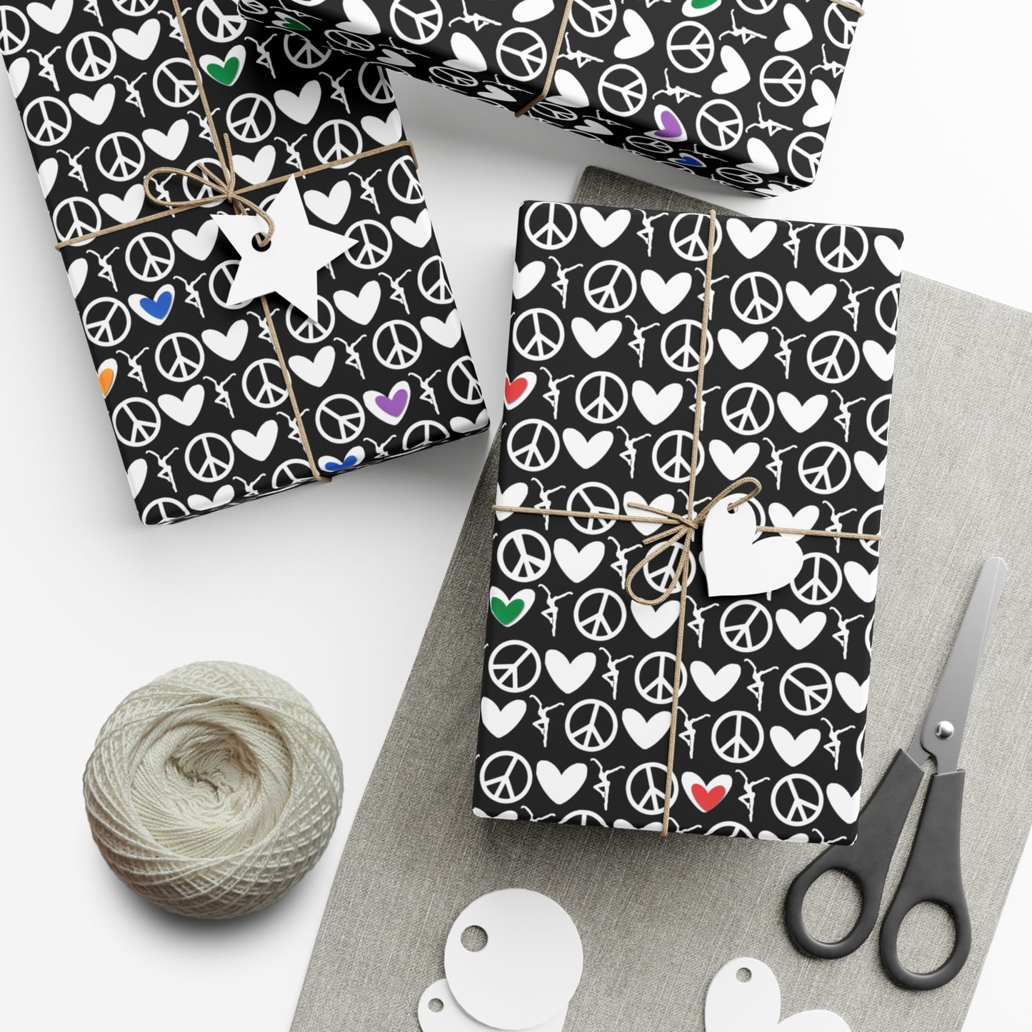 giftwrap - peace love dmb giftwrap - matte finish