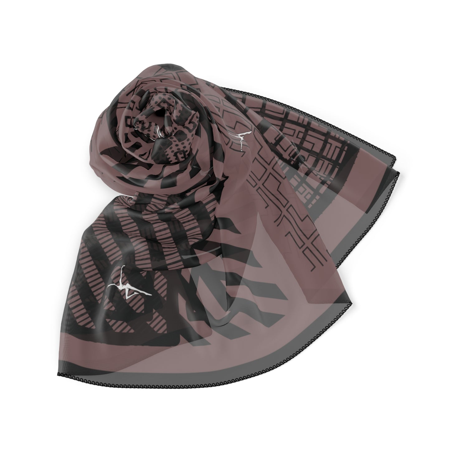 sheer Scarf - Modern Intersections - dmb - FD - neutral