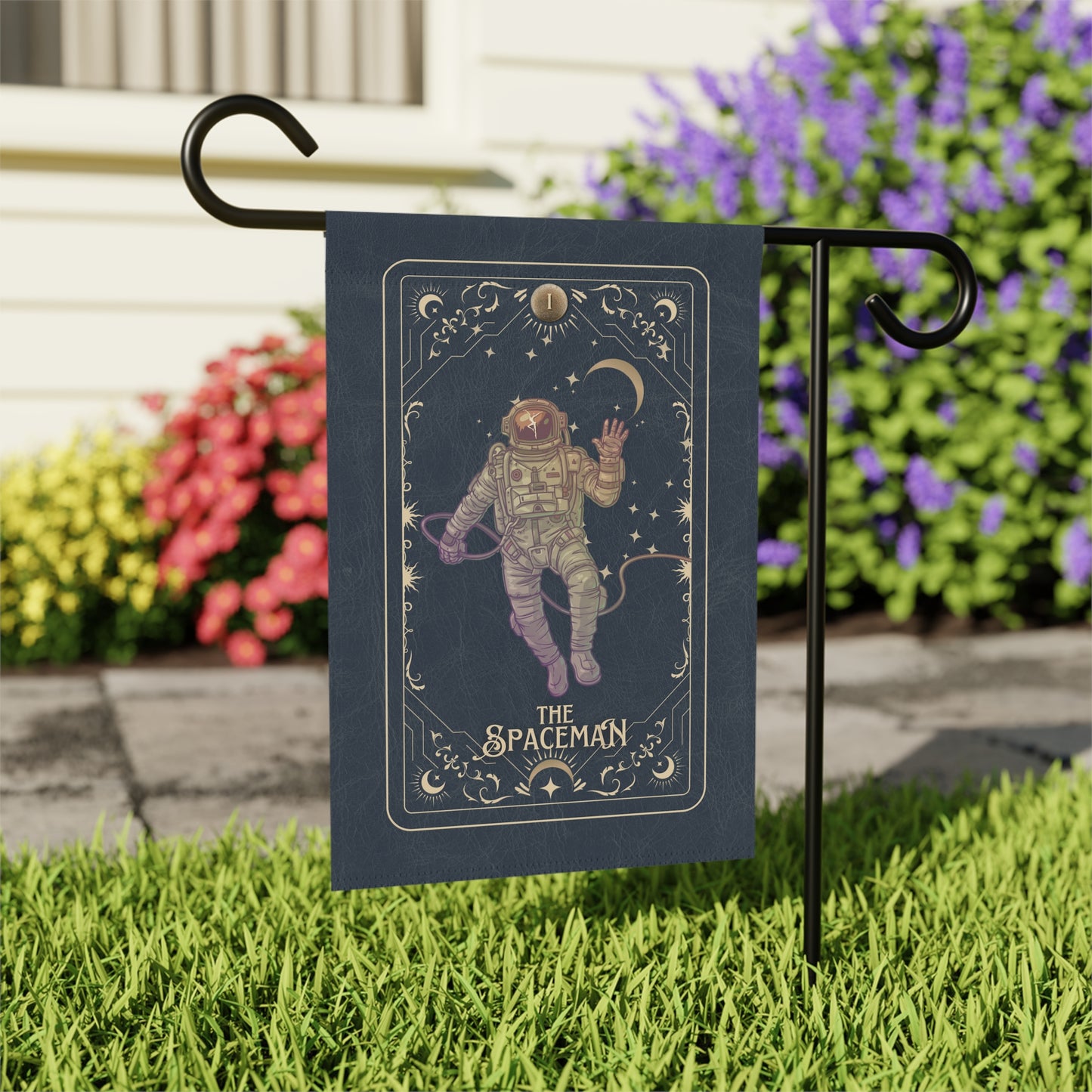 Home/Garden Flag - spaceman - dmb - tarot