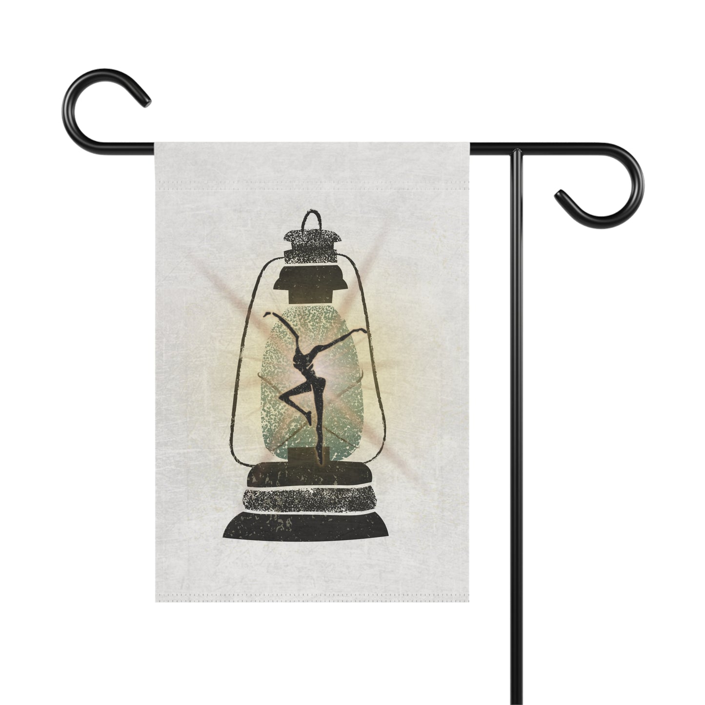 home/garden flag - indoor/outdoor - 12"x18"- DMB - FD - lantern - sleeve at top - double-sided design - *POLE NOT INCLUDED