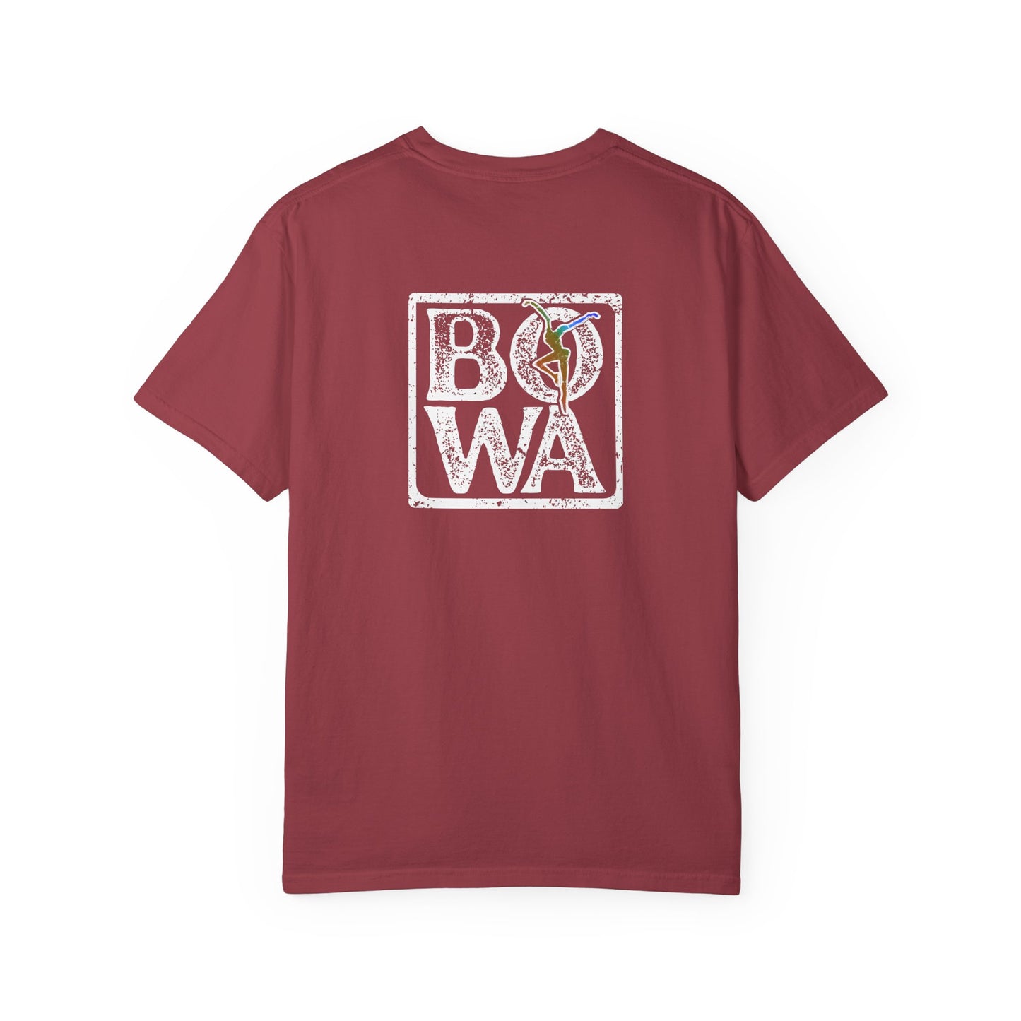 Unisex Garment-Dyed T-Shirt with Colorful DMB BOWA Design – dmb - Casual Wear for Everyday Comfort - *runs slightly small - I suggest ordering 1 size up