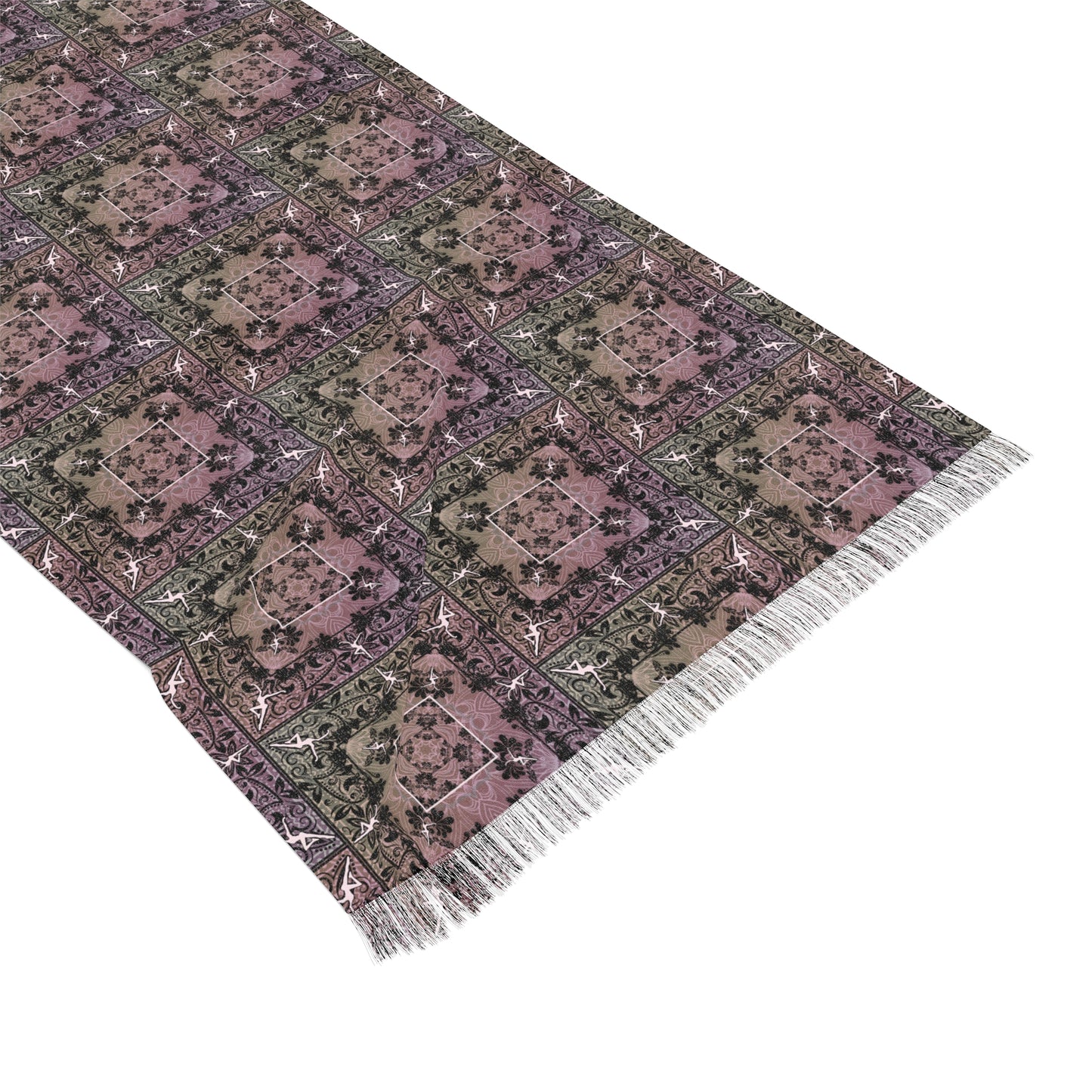 Light Scarf - dmb - bandana pattern - for Every Season, Lightweight Scarf, Fashion Accessories, Summer and Spring Scarf, Holiday Gift Idea, Wrap Scarf