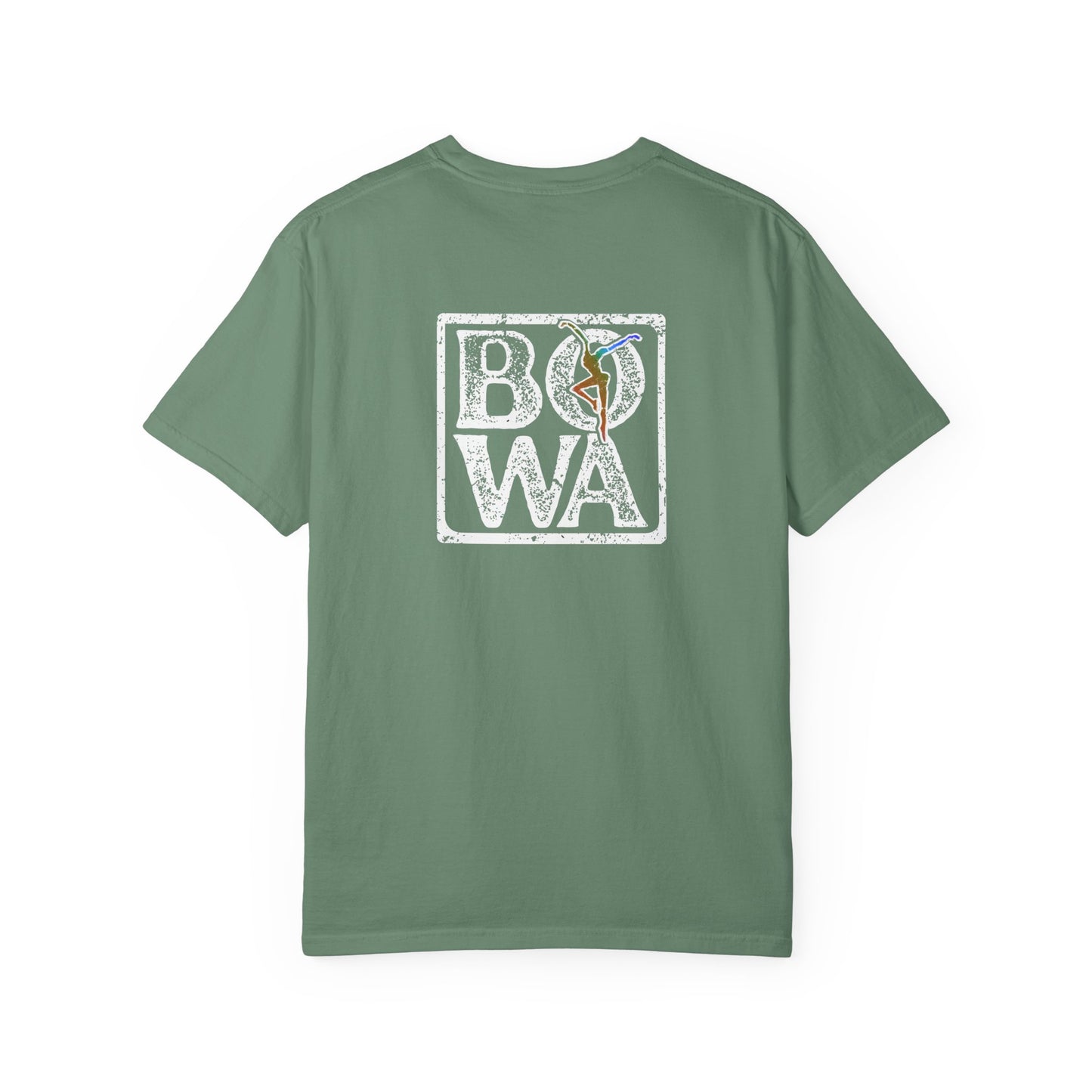 Unisex Garment-Dyed T-Shirt with Colorful DMB BOWA Design – dmb - Casual Wear for Everyday Comfort - *runs slightly small - I suggest ordering 1 size up