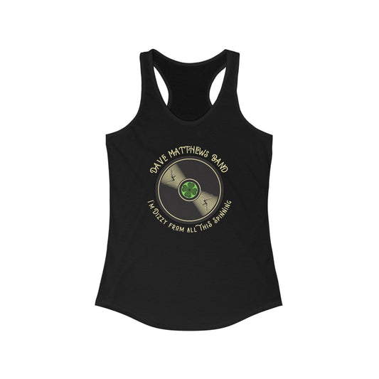 Women's Racerback Tank - Perfect for concerts and other summer outings - dmb - So damn Lucky - dizzy - *runs small* - I suggest ordering 1 size up