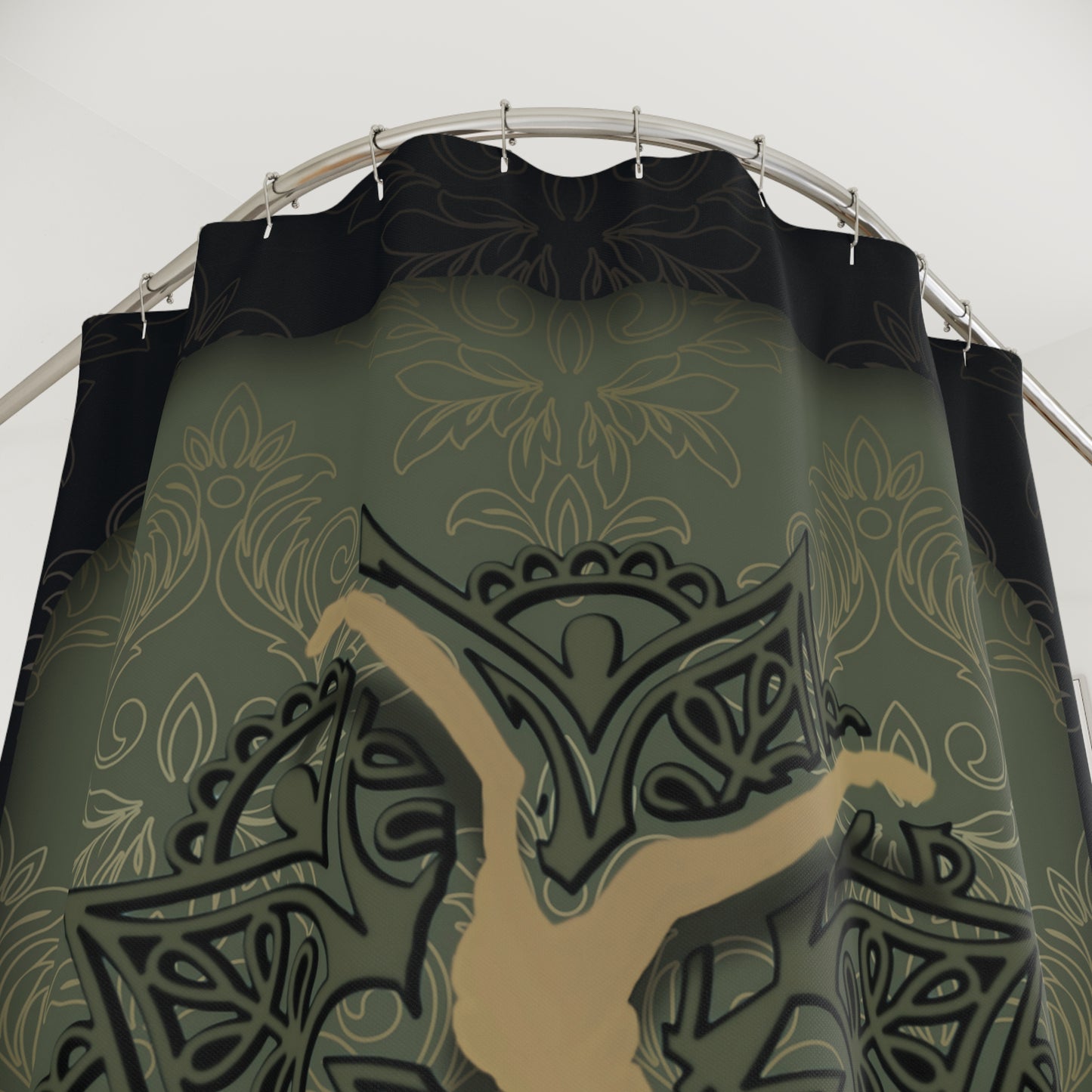 shower curtain - 71 x 74 - dmb - fd - mandala 2