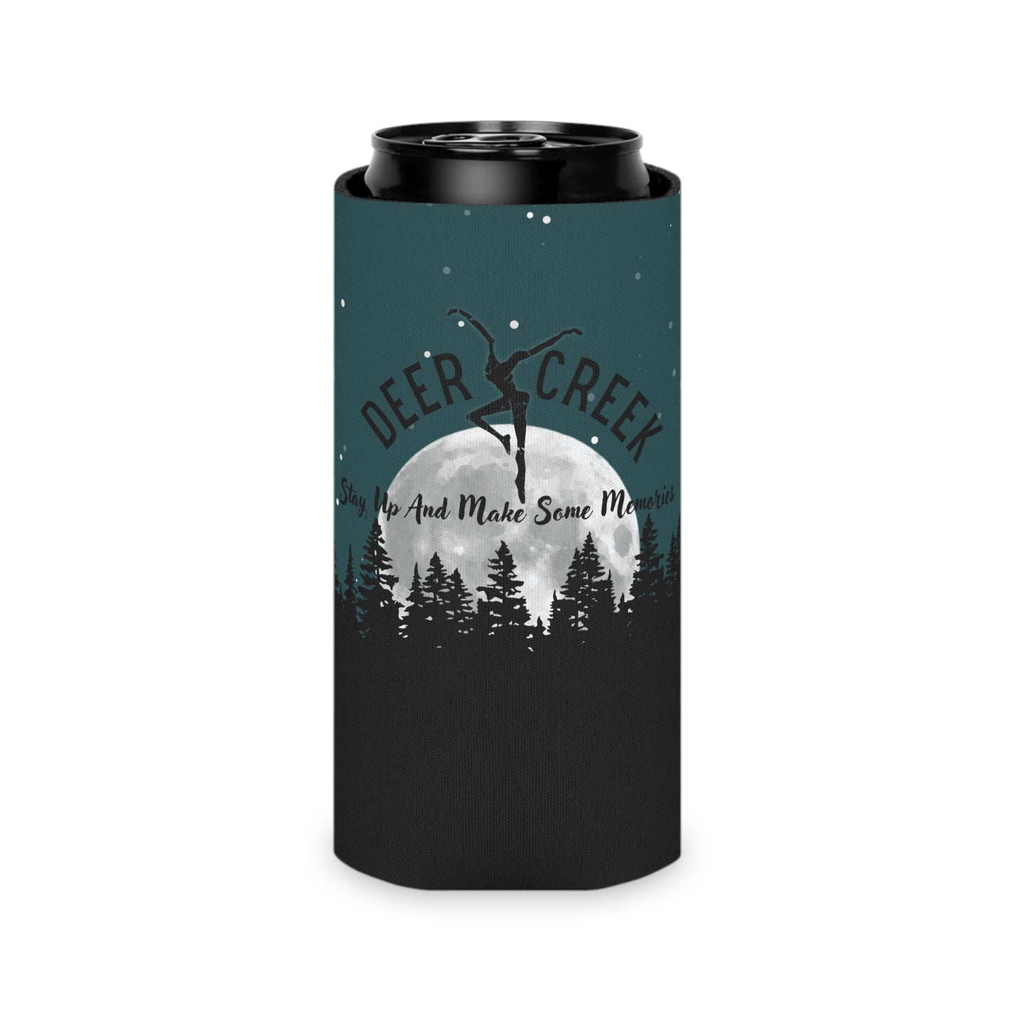 Can Cooler - dmb - deer creek - Fun Beverage Insulator for Outdoor Events