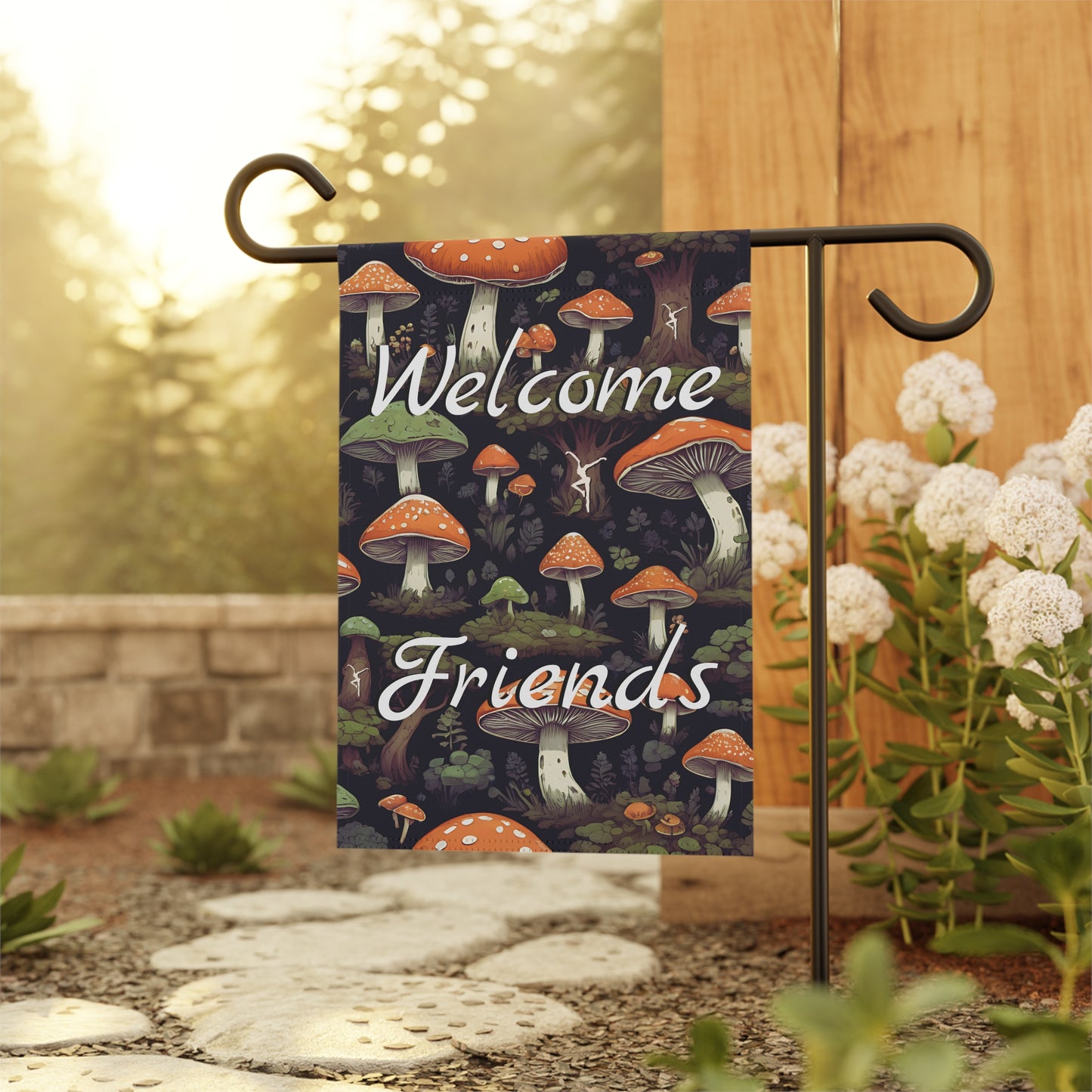 Home/Garden Flag - mushroom - dmb - forest