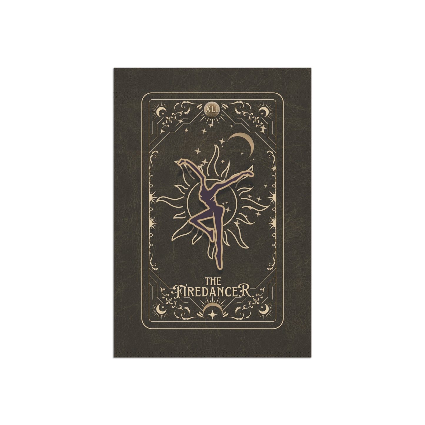 home/garden flag - 12"x18" indoor/outdoor - double sided - DMB - FD tarot - sleeve at top -*POLE NOT INCLUDED
