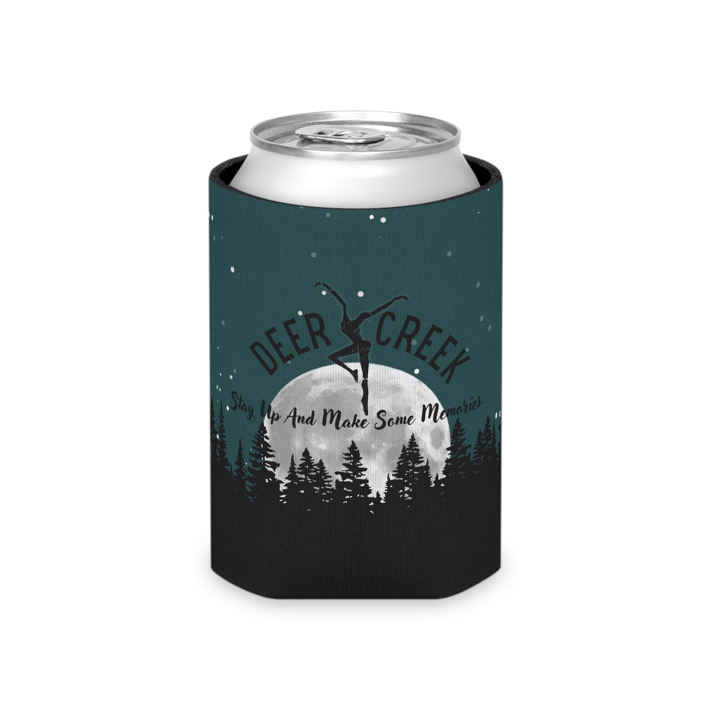 Can Cooler - dmb - deer creek - Fun Beverage Insulator for Outdoor Events