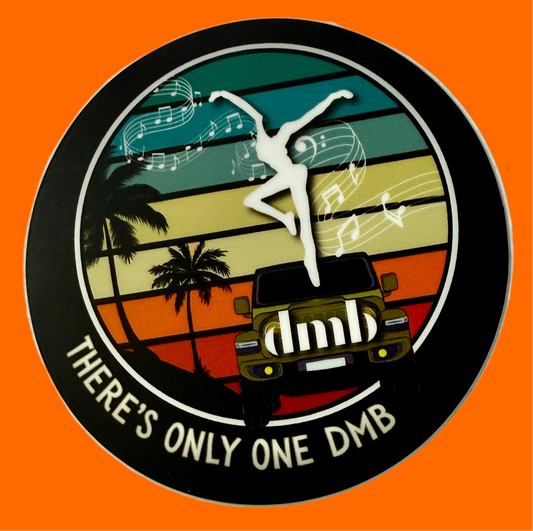 Jeep  - DMB inspired - 3” premium waterproof matte vinyl sticker.
