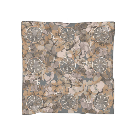 scarf -- DMB -- fd -- beige -- flowers -- polkadot 2