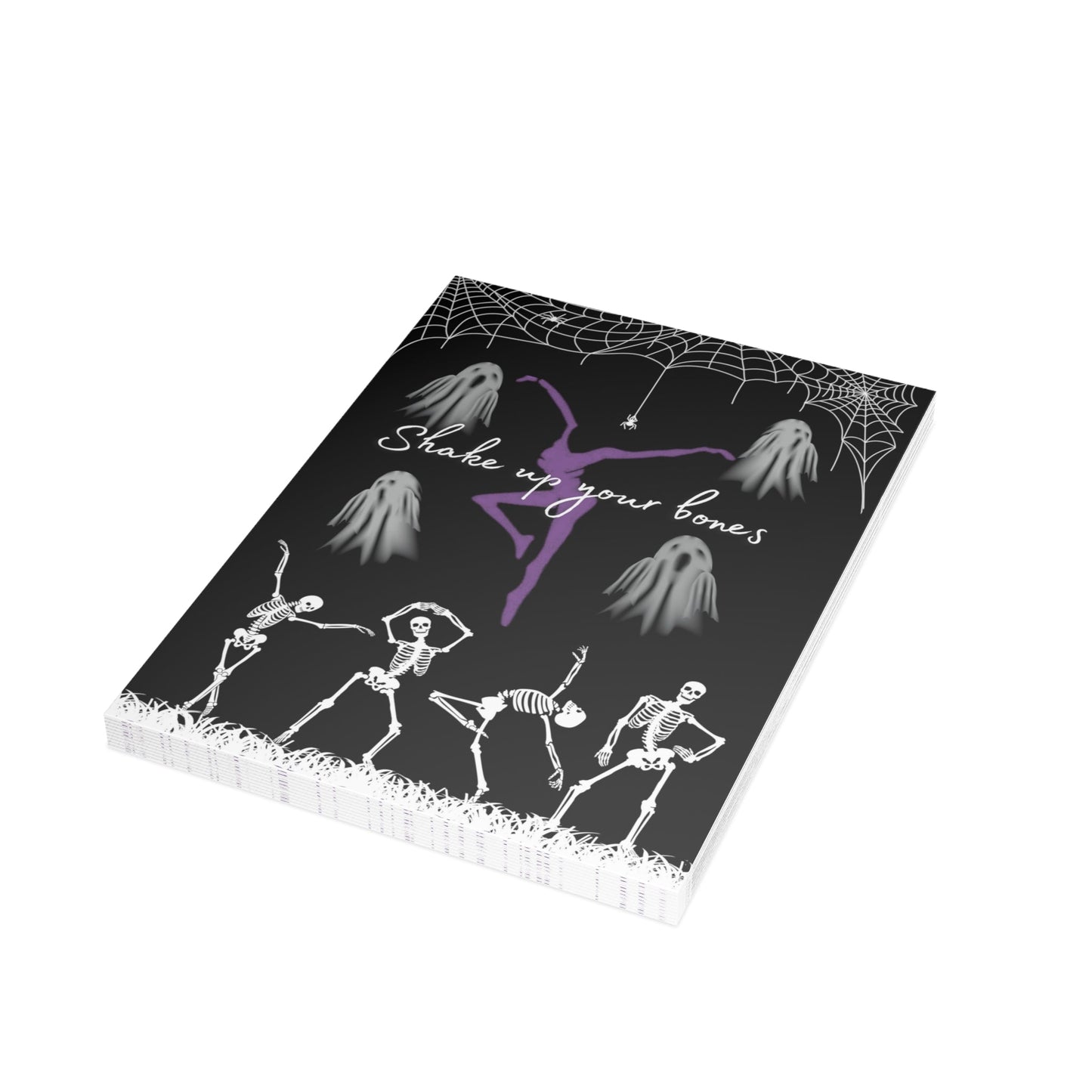 postcard bundles -- DMB -- shake up your bones -- skeletons -- dancing bones -- dancing skeletons -- halloween -- purple