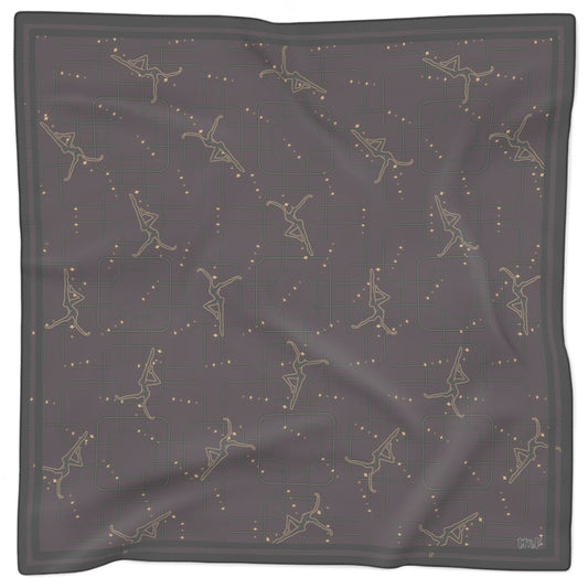 sheer Scarf - dmb - deep burgundy - sparkle