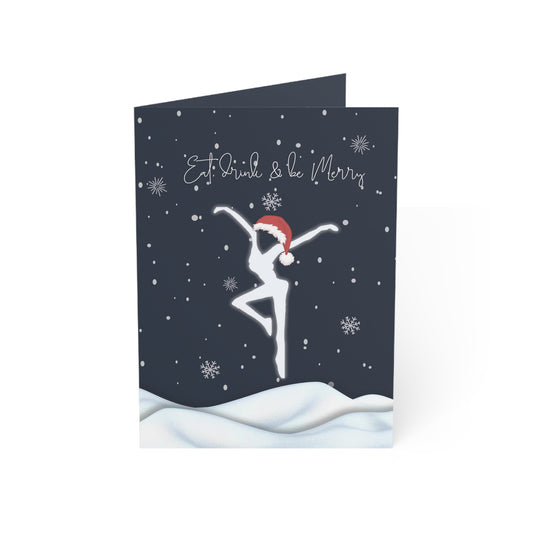 greeting cards -- DMB -- fd -- christmas -- eat drink and be merry-- snowy FD