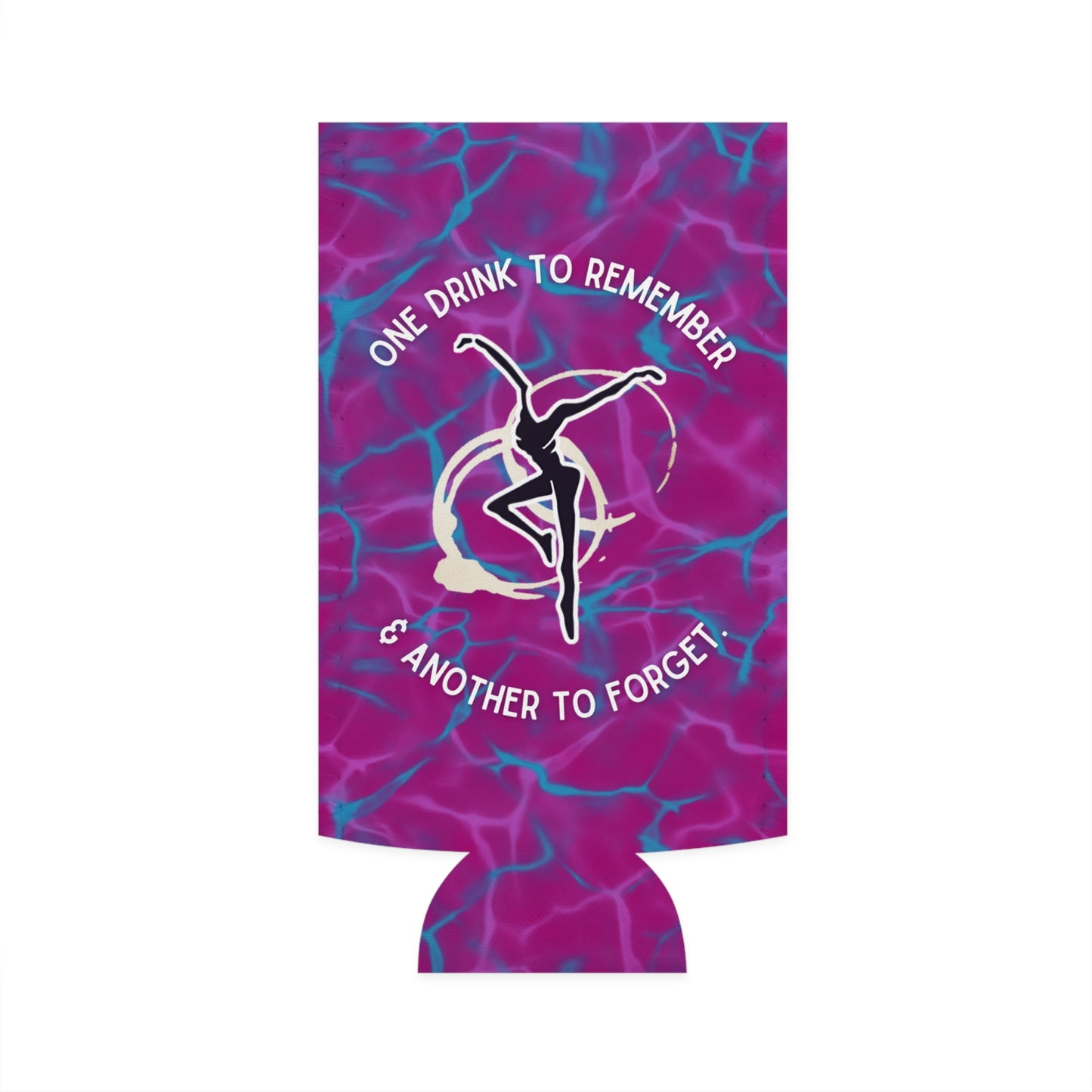 Slim Can Cooler - dmb - grace is gone - pink/purple