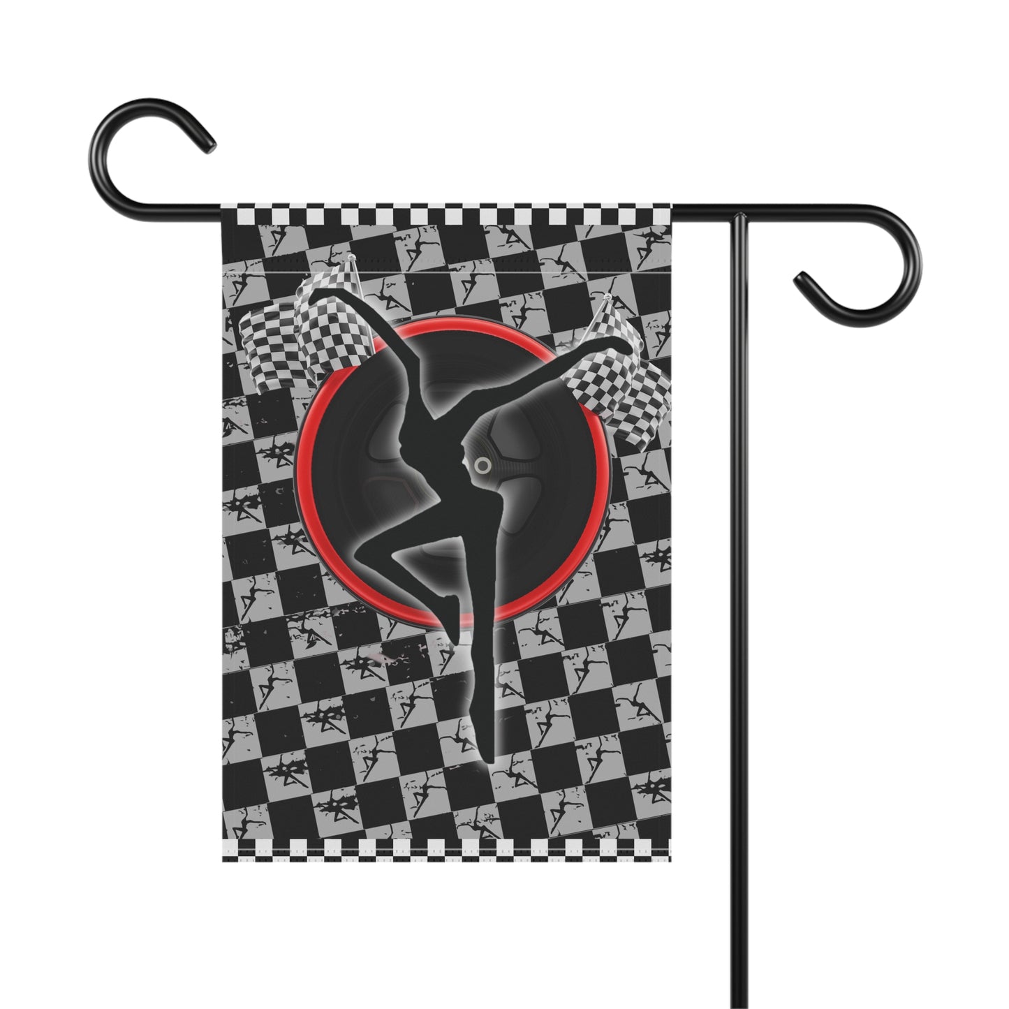 Home/Garden flag - dmb - fd - racing - checkered flag - 12"x18" - pole not included