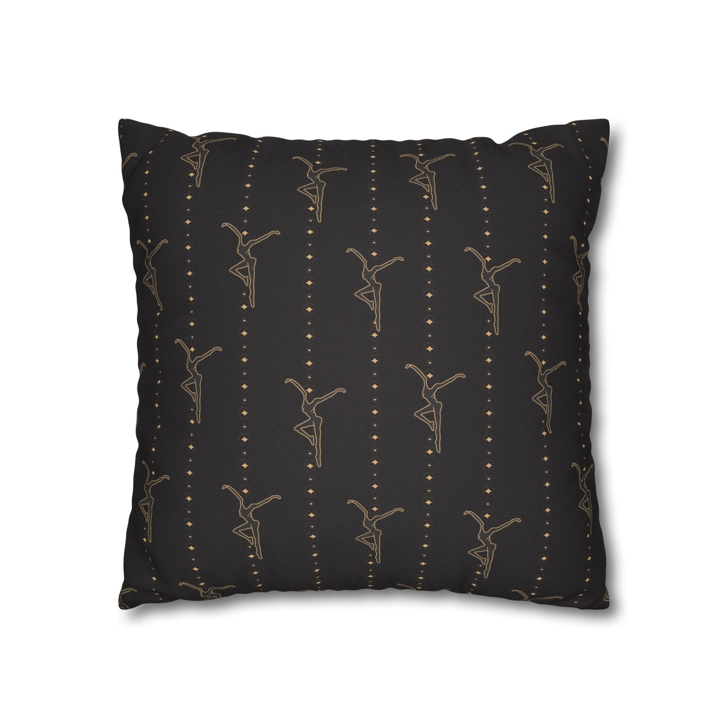 Square Pillow Case - *pillow not included - dmb - black gold - celebrate we will