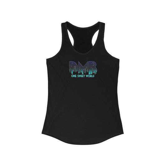 women's -- tank -- racerback -- one sweet world -- DMB