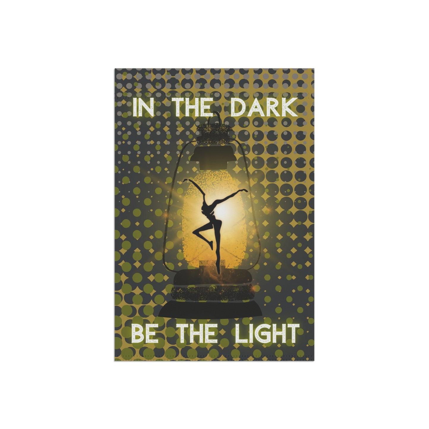 home/garden flag - indoor/outdoor - dmb - in the dark - lantern