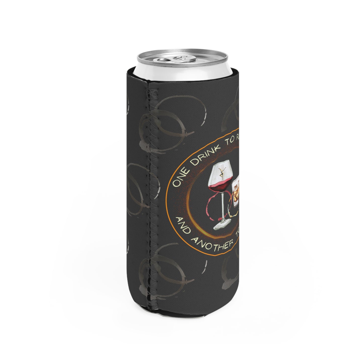 Slim Can Cooler - dmb - grace is gone - wine/whiskey