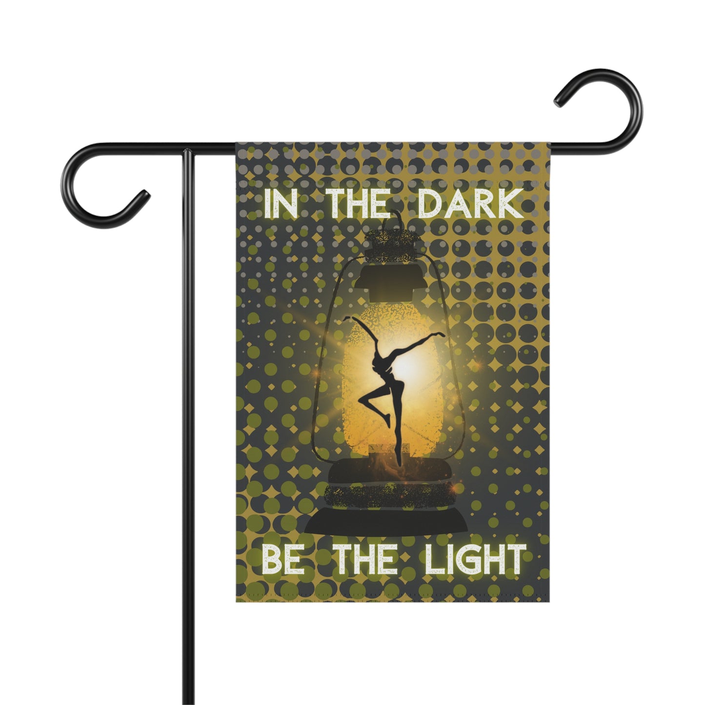 home/garden flag - indoor/outdoor - dmb - in the dark - lantern