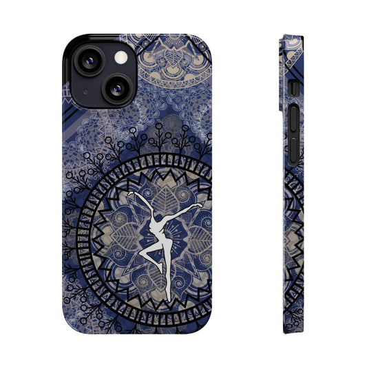 Slim Phone Case - iPhone - dmb - design11 - tapestry/blue