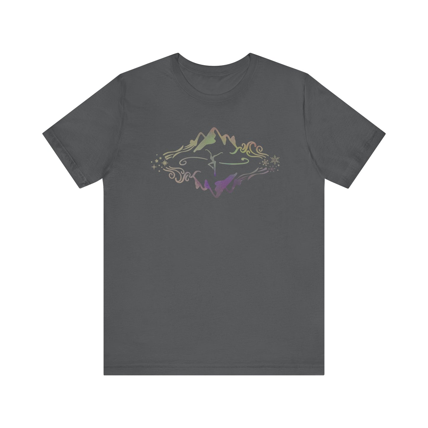 Unisex Jersey Short Sleeve Tee - Bella+Canvas - dmb - MOWRS - green watercolor