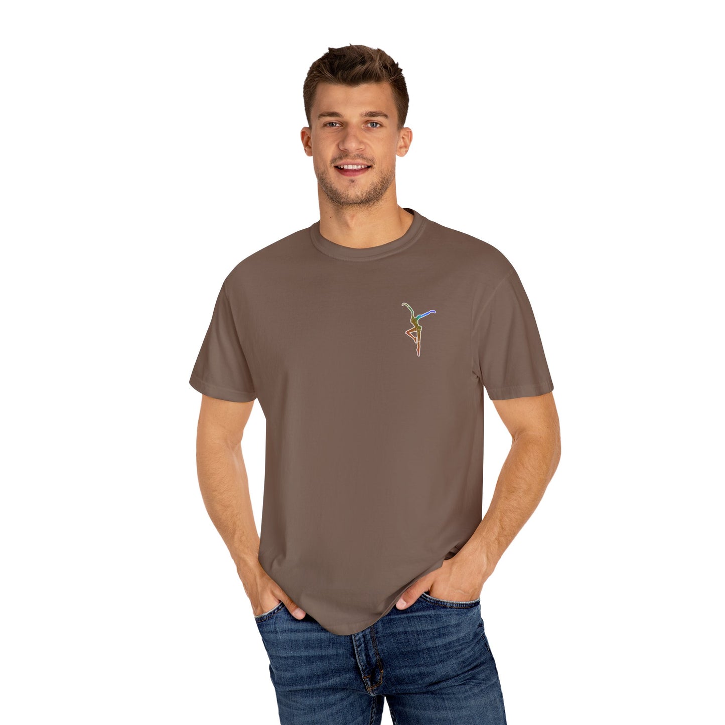 Unisex Garment-Dyed T-Shirt with Colorful DMB BOWA Design – dmb - Casual Wear for Everyday Comfort - *runs slightly small - I suggest ordering  1 size up