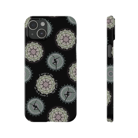 Slim Phone Case - iPhone - dmb - design7 - mandala/fd/41