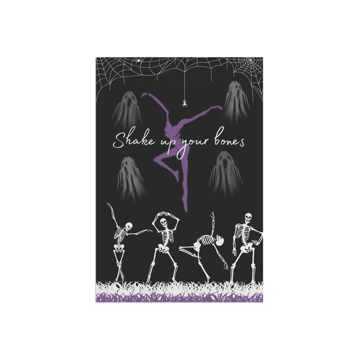 home/garden flag - indoor/outdoor - banner - DMB - pig - shake up your bones - 12"x18" - *POLE NOT INCLUDED