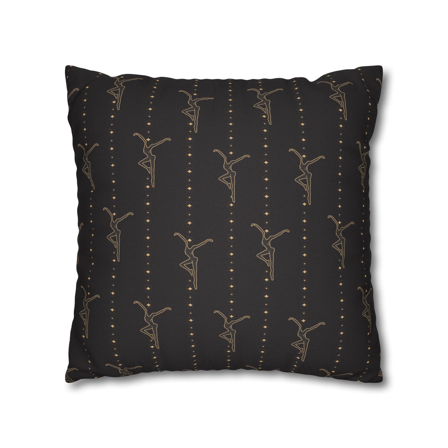 Square Pillow Case - *pillow not included - dmb - black gold - celebrate we will